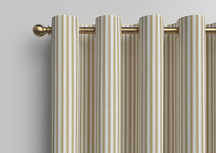 Lace Stripes, Treasure - Made to Measure Curtains - Image 12